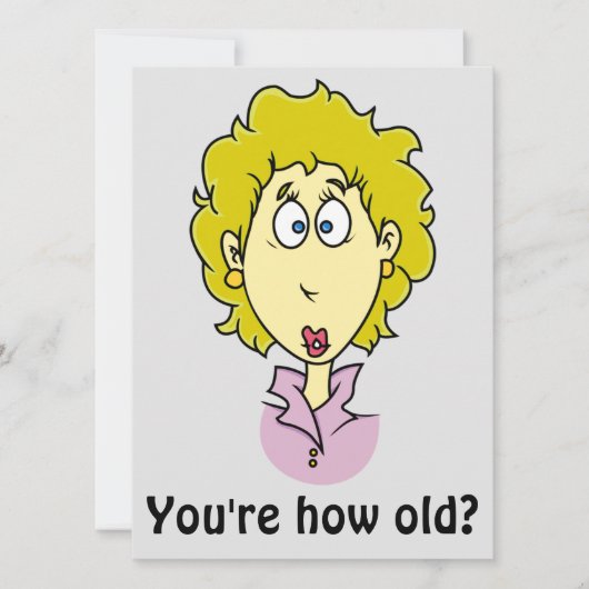 Hoe oud ben je? (Voorkant)