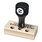 Hoe oud ben je? rubberstempel (Stempel)