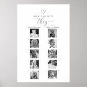 Hoe oud waren ze douchen foto gokken spel poster (Voorkant)