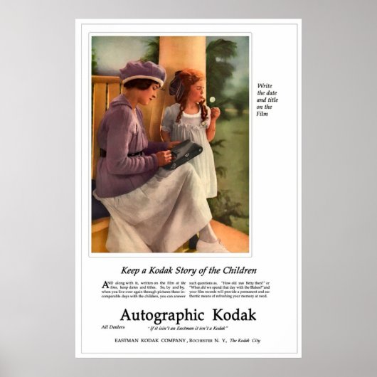 Hoe oud was Betty toen? Circa 1919. Poster (Voorkant)