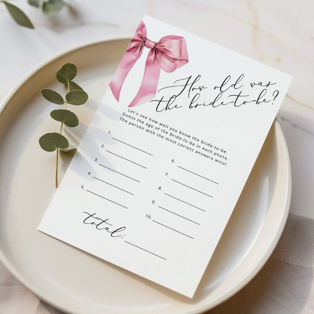 Hoe oud was de bruid Pink Bow elegant spel (Creator heeft geüpload)