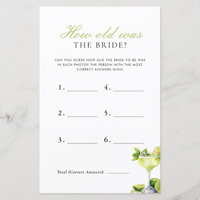 Hoe oud was ze Mexicaanse Fiesta Vrijgezellenfeest (Voorkant)