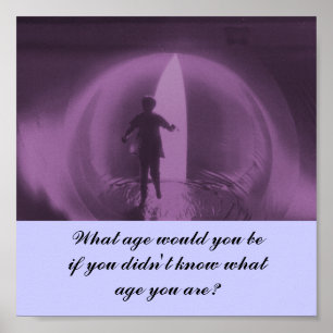 Hoe oud zou je zijn? -poster poster