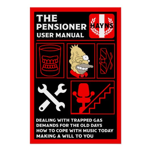 Hoe oude mensen te begrijpen perfect poster (Voorkant)