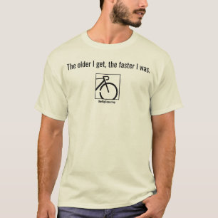 Hoe ouder ik word Lichte kleuren mannen T-shirt