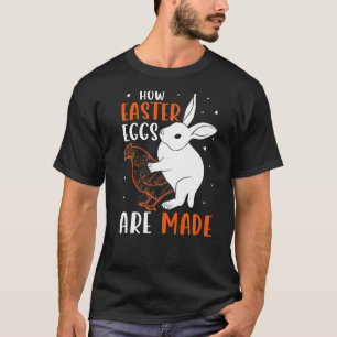 Hoe paaseieren met Pasen worden gemaakt T-shirt