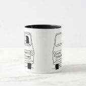 Hoe rijdt mijn vrouw? mok (Midden)