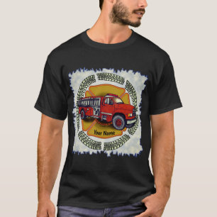 Hoe rol ik Brandweerman Firetruck T-shirt