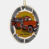 Hoe rol ik een brandweerwagen keramisch ornament (Rechts)