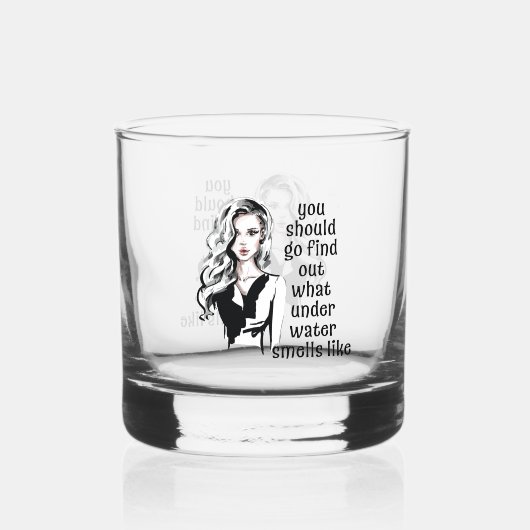 Hoe ruikt onderwater whisky glas (Voorkant)