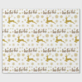 Hoe schattig glanzend glanzend glanzend gouden lux cadeaupapier (Vlak)