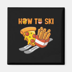 Hoe Skil Pizza Frites Humor Grappig Skilopen P Magneet