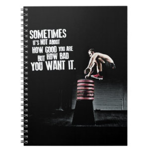Hoe Slecht u het - Motivatie CrossFit wilt Notitieboek