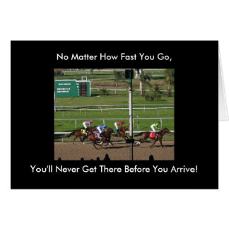 Hoe snel je ook gaat, je zult er nooit komen