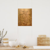 Hoe te bidden Evangelie van Thomas Poster (Keuken)