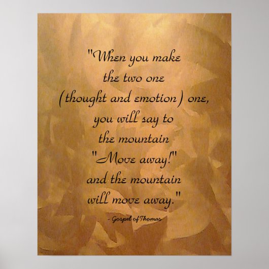 Hoe te bidden Evangelie van Thomas Poster (Voorkant)