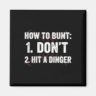 Hoe te bunt, sla geen Dinger Hitter grappig Byseby Magneet