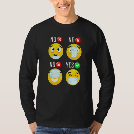 Hoe te om een Humor van het Masker van het Masker  T-shirt (Voorkant)
