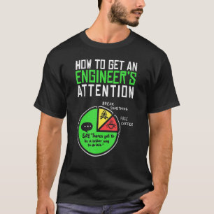 Hoe te om een ingenieurstechniek van de Aandacht v T-shirt
