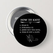 Hoe te om Halloween Style te houden Ronde Button 7,6 Cm (Voorkant /achterkant)