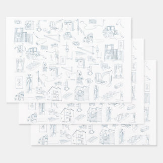 Hoe te om het Wrapping Papier te bouwen Inpakpapier Vel