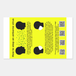 Hoe te stoppen en Airborne Virus Paper stickers