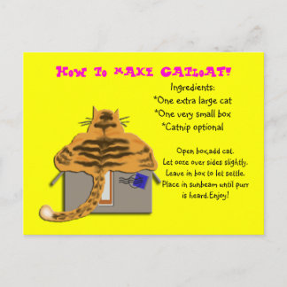 hoe te te maken catloaf briefkaart