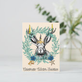 Hoe te vieren Winter Solstice Briefkaart (Staand voorkant)