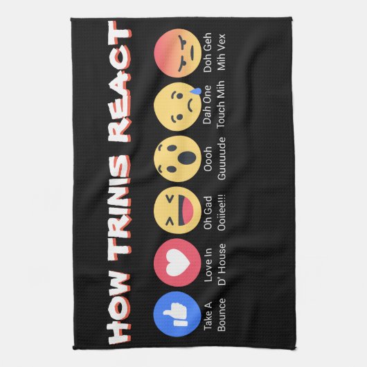 Hoe Trinis reageert Theedoek (Verticaal)