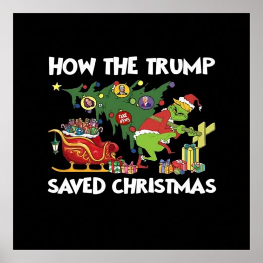 Hoe Trump de kerstdagen heeft gered Poster (Voorkant)