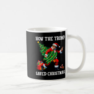 Hoe Trump Kerstmis redde Funny Trump Kerstmis Koffiemok