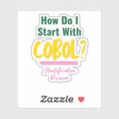 Hoe u kunt beginnen met Cobol-programmeercodes Sti Sticker (Vel)