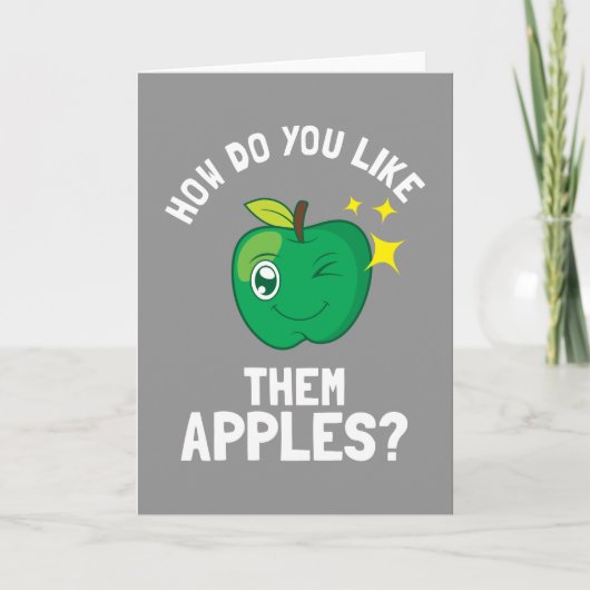 Hoe u van hen Appelen houdt Kaart (Voorkant)