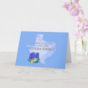 Hoe ver ik ga noem ik nog steeds Texas Home Kaart