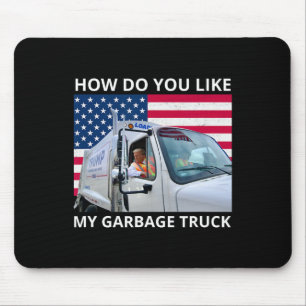 Hoe vind je mijn grote vrachtwagen Trump-rit in de Muismat