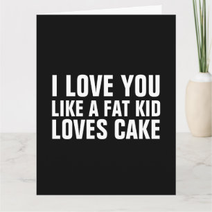 HOE VIND JE VAN EEN VET KIND LIEFT CAKE BIRTHDAY-K KAART