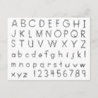 Hoe vorm je brieven - Alfabet handschrift