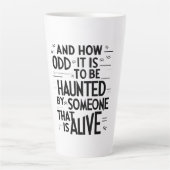 Hoe vreemd latte mok (Voorkant)