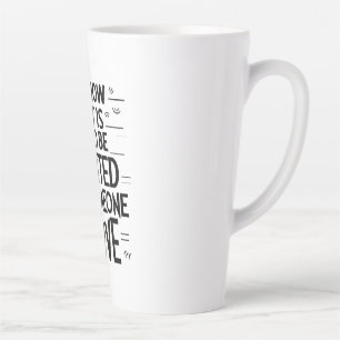 Hoe vreemd latte mok