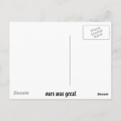 Hoe was je reis... briefkaart (Achterkant)