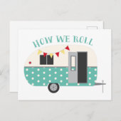 Hoe we rollen briefkaart (Voorkant / Achterkant)