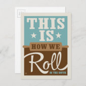 Hoe we rollen briefkaart (Voorkant / Achterkant)