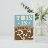 Hoe we rollen briefkaart (Staand voorkant)