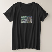 Hoe werkt één Afbeelding, zonder verbeeldingskrach Grote Maat T-shirt (Design voorkant)