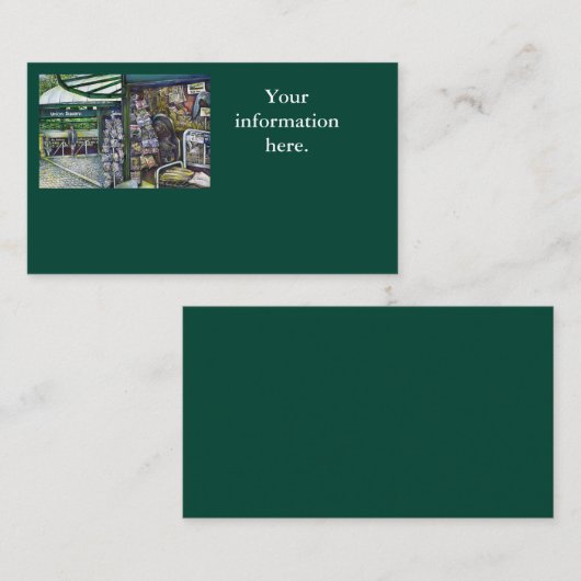 Hoe werkt één Afbeelding, zonder verbeeldingskrach Visitekaartje (Voorkant / Achterkant)