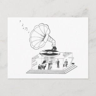 Hoe werkt een Gramophone eigenlijk? Briefkaart