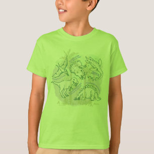 Hoe zeg je Dinosaurs jongens T-shirt