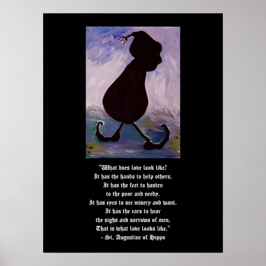 "Hoe ziet liefde eruit?" Poster (Voorkant)