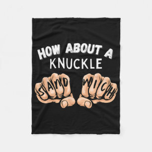 Hoe zit het met een knokkelsandwich - Boxing Fist Fleece Deken