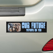 Hoe zit het met ons? Bumpersticker (Op auto)